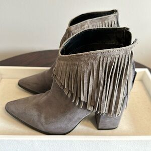 REACTION Kenneth Cole Fringe ankle boots